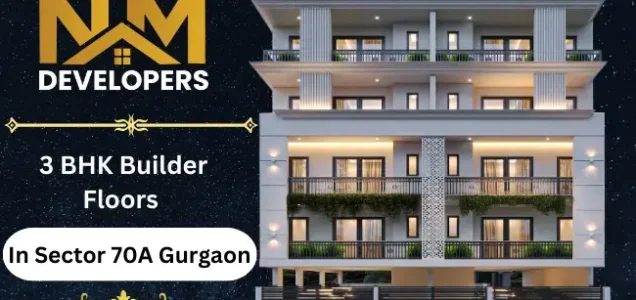3 BHK Builder Floors in Sector 70A Gurgaon