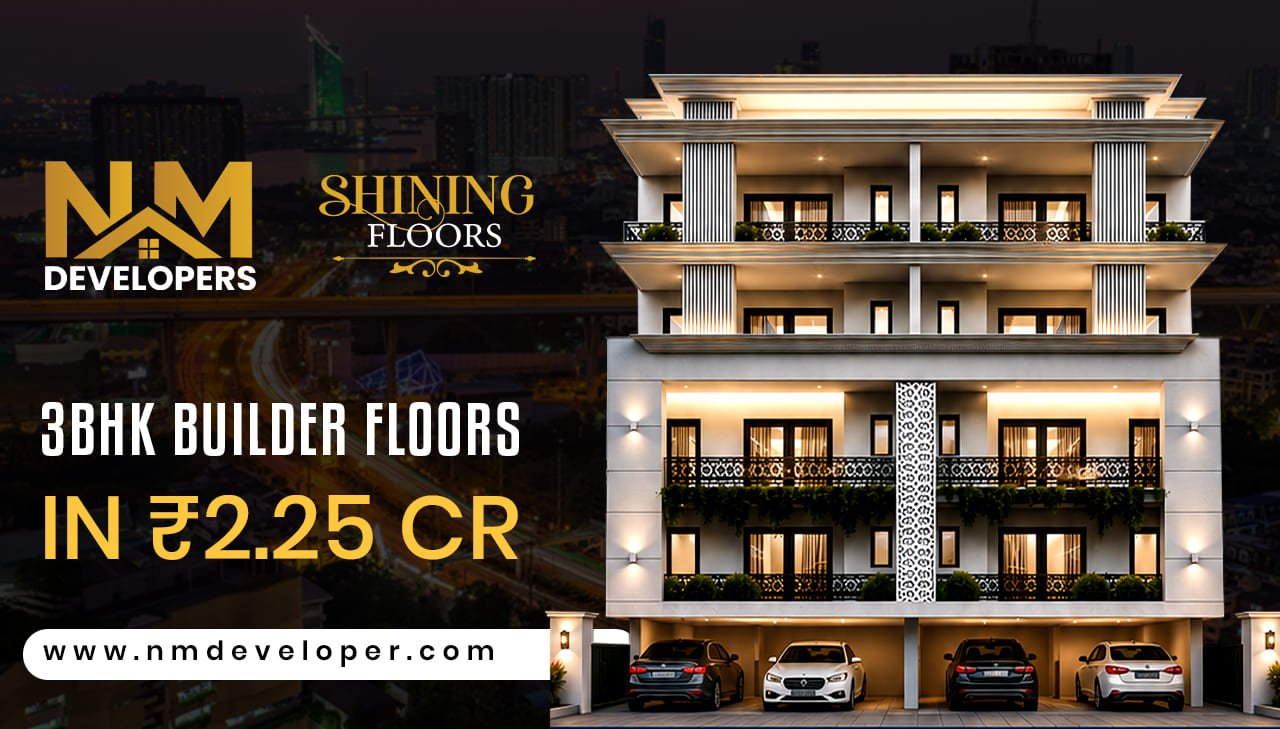 3BHK Builder Floors in ₹2.25 Cr